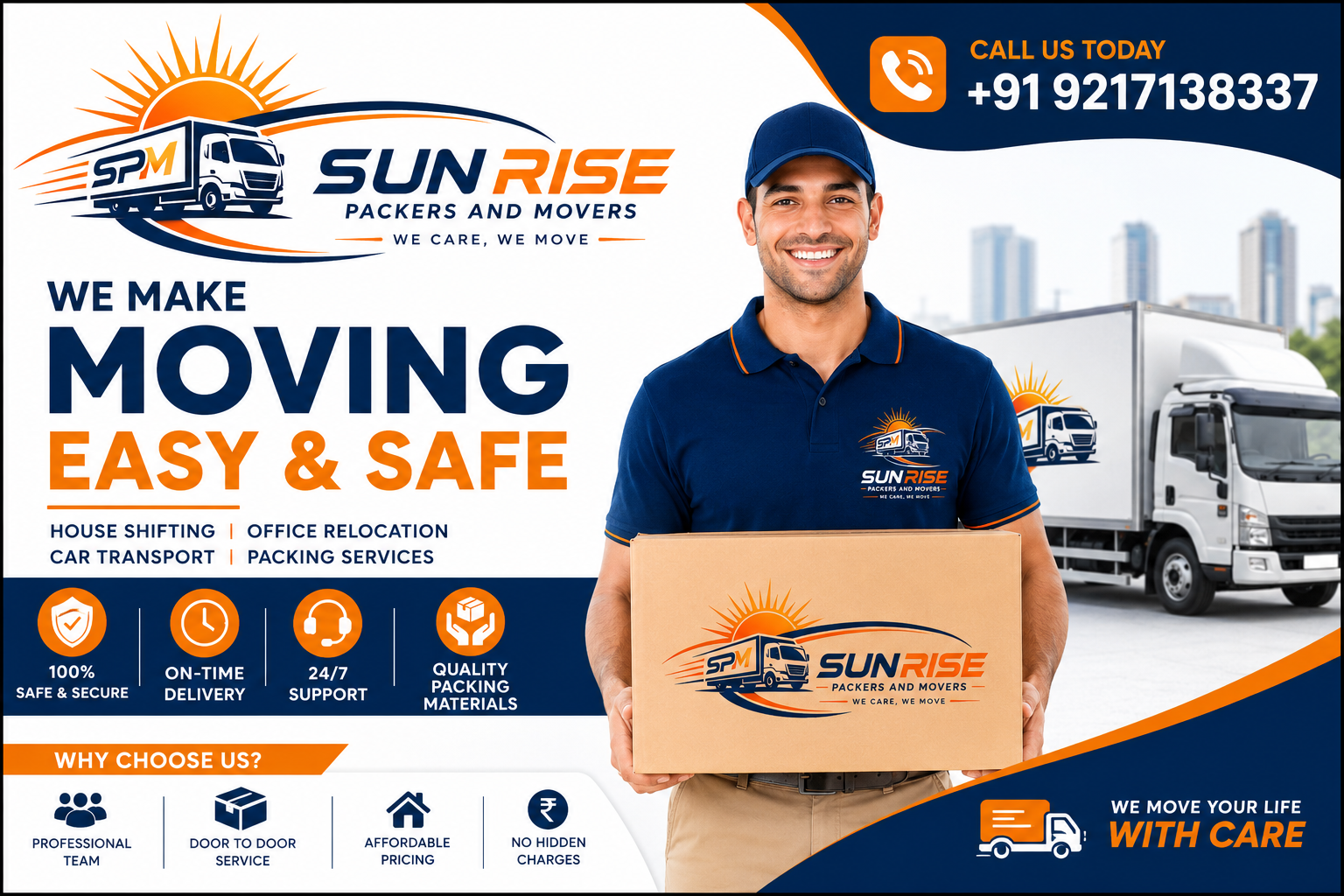 Sunrise Packers and Movers — We Make Moving Easy & Safe